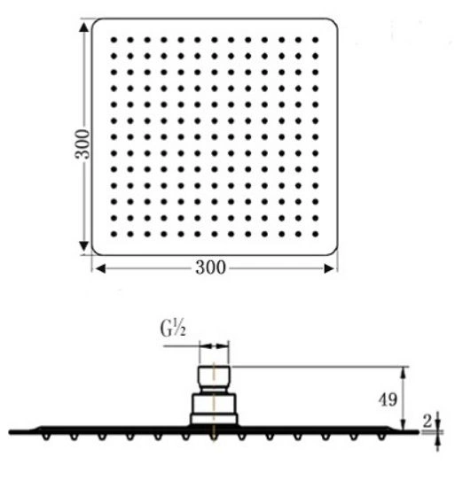 Лейка верхнего душа Villeroy&amp;Boch Universal хром TVC00040230061