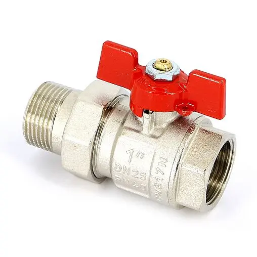 Кран шаровый с американкой 1"в x 1"н Uni-fitt 113T4000 Кран шаровый с американкой 1"в x 1"н Uni-fitt 113T4000