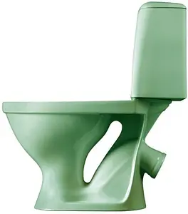 Унитаз-компакт Santeri Соната салатовый 1.P201.2.S04.00B.F, 4