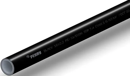 Труба сшитый полиэтилен Rehau Rautitan black 16 x 2.2мм PE-Xa EVAL 11331693200