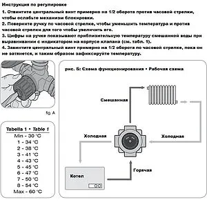 Четырёхходовой термостатический смесительный клапан 1½" +30...+60°С Kvs 3.5 Barberi 630 A20 000 3 Четырёхходовой термостатический смесительный клапан 1½" +30...+60°С Kvs 3.5 Barberi 630 A20 000 3, 4