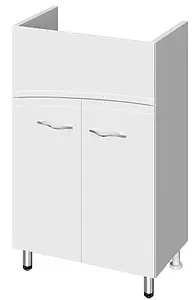 Тумба-умывальник напольная Cersanit Erica New 50 белый F-SU-ERN-ERI50+S-UM-ERI50/1-w Тумба-умывальник напольная Cersanit Erica New 50 белый F-SU-ERN-ERI50+S-UM-ERI50/1-w, 3