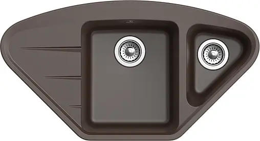 Мойка кухонная Ewigstein Wink W-80KF шоколад