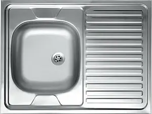 Мойка кухонная Vladiks нержавеющая сталь V-401L Мойка кухонная Vladiks нержавеющая сталь V-401L, 1