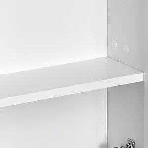 Шкаф двухстворчатый Aquaton Колибри 40 белый 1A065403KO01L, 4