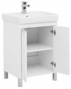Тумба-умывальник напольная Aquanet Гретта 60 New белый 00233578+00185551 Тумба-умывальник напольная Aquanet Гретта 60 New белый 00233578+00185551, 3
