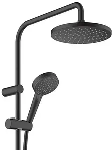 Душевая система без смесителя Hansgrohe Vernis Blend 200 1jet Reno чёрный матовый 26272670, 3