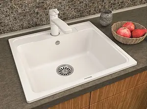 Мойка кухонная Ewigstein Elegant E-R60 топаз Мойка кухонная Ewigstein Elegant E-R60 топаз, 4