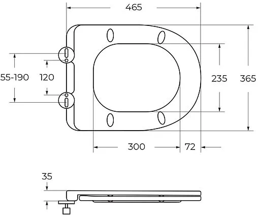 Унитаз подвесной безободковый Cezares Relax Tornado белый CZR-38088-49-TH-TOR/SC