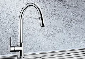 Смеситель для кухни с выдвижным изливом Blanco Spirit-S 516526, 2