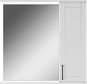 Шкаф-зеркало Домино Charlie 80 R белый DCh2520HZ, 5