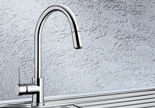 Смеситель для кухни с выдвижным изливом Blanco Spirit-S 516526