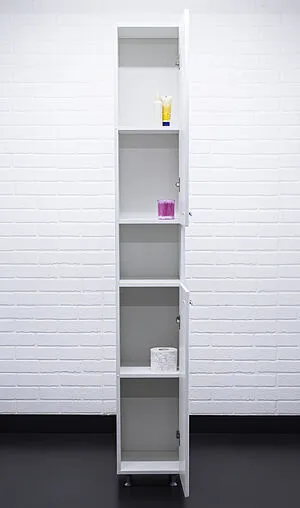 Шкаф-пенал напольный Айсберг Классик 30 R белый DA1008P