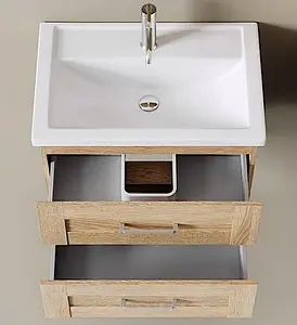 Тумба-умывальник подвесная Aqwella Foster 70 дуб сонома FOS01072DS+187813, 5