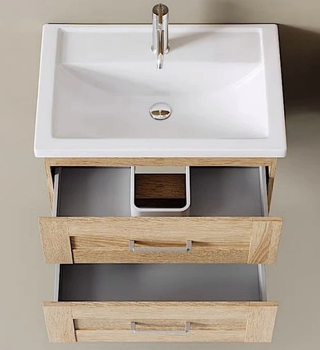 Тумба-умывальник подвесная Aqwella Foster 70 дуб сонома FOS01072DS+187813 Тумба-умывальник подвесная Aqwella Foster 70 дуб сонома FOS01072DS+187813