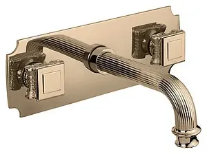 Смеситель для раковины из стены Cezares Olimp бронза OLIMP-BLS2-02-O, 1