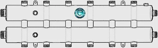 Коллектор распределительный 7 контуров 1¼&quot;н x 1&quot;н Север-R-КМ7 1945074