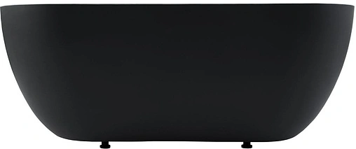 Ванна акриловая отдельностоящая Aquanet Delight 170x78 черный матовый белый/панель черный матовый 00289723