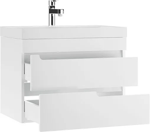 Тумба-умывальник подвесной Айсберг Веста 70 белый DV5916T+4670142930037