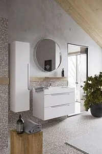 Тумба-умывальник подвесная Aqwella Cube 90 белый матовый CUB0109W+Tol.09.04.D Тумба-умывальник подвесная Aqwella Cube 90 белый матовый CUB0109W+Tol.09.04.D, 3