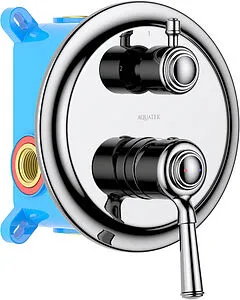 Смеситель для ванны скрытого монтажа Aquatek Классик хром AQ1546CR, 1