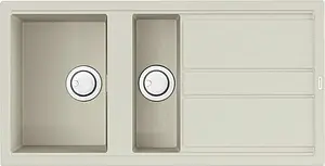 Мойка кухонная Omoikiri Kitagawa 100-2-WH белый 4993803 Мойка кухонная Omoikiri Kitagawa 100-2-WH белый 4993803, 1