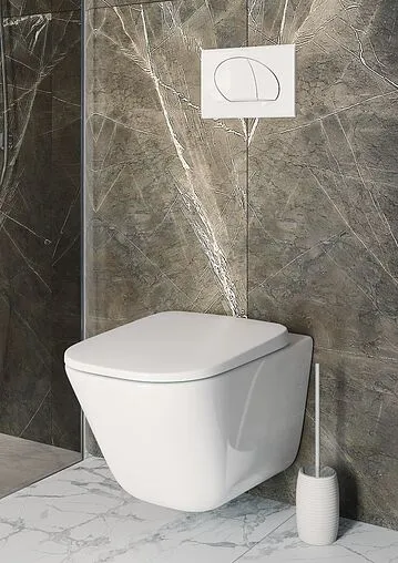 Унитаз подвесной безободковый Roca Gap Clean Rim белый 34647L000 Унитаз подвесной безободковый Roca Gap Clean Rim белый 34647L000