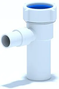 Вставка для сифона с адаптером для бытовой техники Ани Пласт белый M230 Вставка для сифона с адаптером для бытовой техники Ани Пласт белый M230, 1