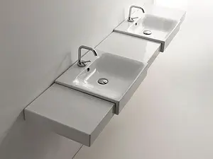 Раковина Kerasan Cento 50 белый 354601*1 Раковина Kerasan Cento 50 белый 354601*1, 3