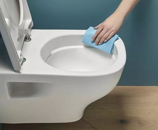 Комплект 5 в 1 Jacob Delafon Struktura E21741RU-00 с кнопкой E4316-CP хром глянцевый