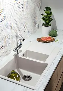 Мойка кухонная Omoikiri Daisen 86-2-GR leningrad grey 4993475 Мойка кухонная Omoikiri Daisen 86-2-GR leningrad grey 4993475, 5