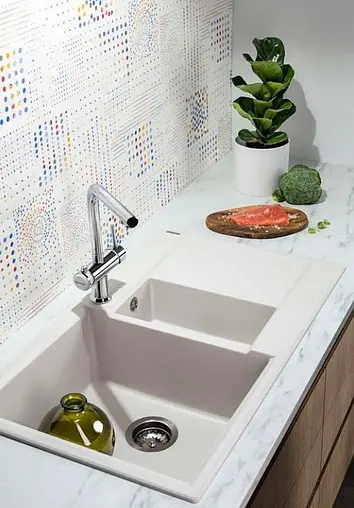 Мойка кухонная Omoikiri Daisen 86-2-GR leningrad grey 4993475