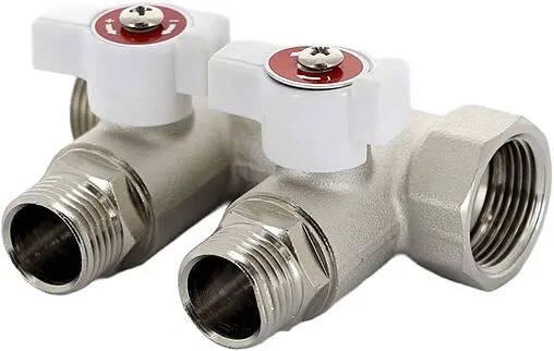 Коллектор запорный проходной 2 отвода ¾&quot;в/н x ½&quot;к Uni-fitt 420N3220