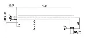 Лейка верхнего душа с настенным креплением Paffoni Syncro King хром ZSOF078CR+ZSOF063CR Лейка верхнего душа с настенным креплением Paffoni Syncro King хром ZSOF078CR+ZSOF063CR, 4