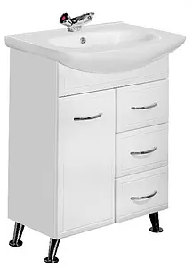 Тумба-умывальник напольная Aquaton Марсия 67 белый 1A0092K0MS010 Тумба-умывальник напольная Aquaton Марсия 67 белый 1A0092K0MS010, 1
