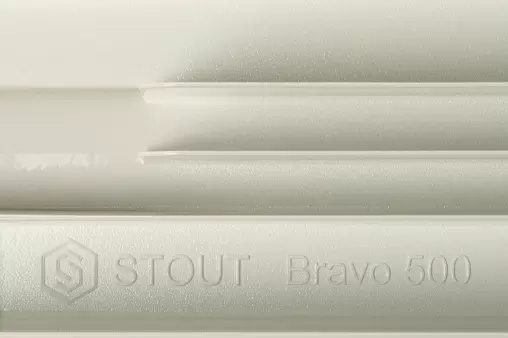 Радиатор алюминиевый 4 секции Stout Bravo 500 SRA-0110-050004