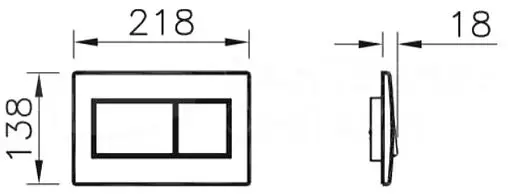 Комплект 5 в 1 VitrA Normus L-box 9773B003-7206 с кнопкой хром глянцевый Комплект 5 в 1 VitrA Normus L-box 9773B003-7206 с кнопкой хром глянцевый