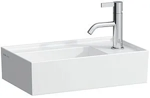 Раковина Laufen Kartell 46 L белый 8.1533.4.000.111.1 Раковина Laufen Kartell 46 L белый 8.1533.4.000.111.1, 1