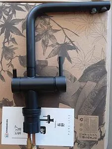 Смеситель для кухни с подключением к фильтру Omoikiri Nagano-GB графит 4994284, 3