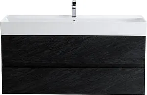 Тумба под умывальник подвесная Cezares Molveno 46 120 Nero MOLVENO 46-120-2C-SO-NR Тумба под умывальник подвесная Cezares Molveno 46 120 Nero MOLVENO 46-120-2C-SO-NR, 1