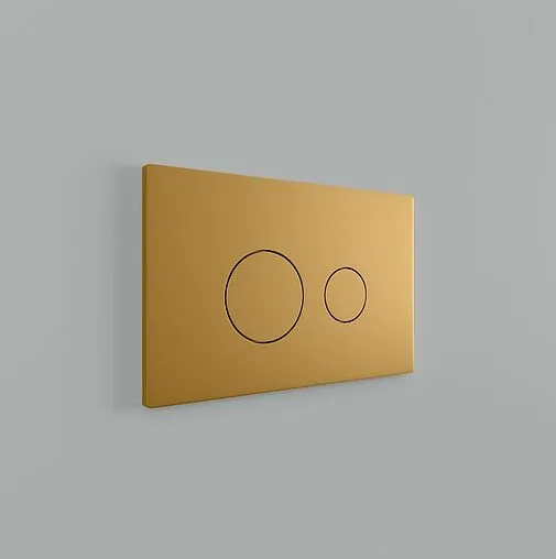 Клавиша смыва для унитаза Toni Arti Baglio TA-0083 золото матовое Клавиша смыва для унитаза Toni Arti Baglio TA-0083 золото матовое