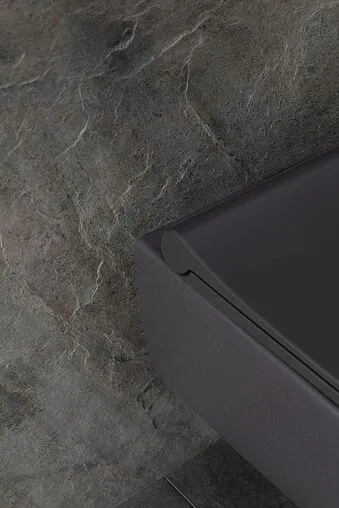 Унитаз подвесной безободковый Allen Brau Priority антрацит 4.31002.AN