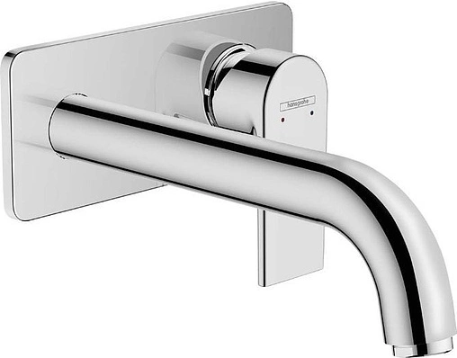 Смеситель для раковины из стены Hansgrohe Vernis Shape хром 71578000