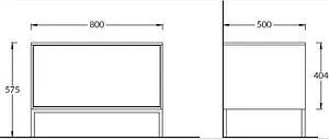 Тумба-умывальник Kerama Marazzi Atollo 80 древесный Wood AT.80\WD+, 2