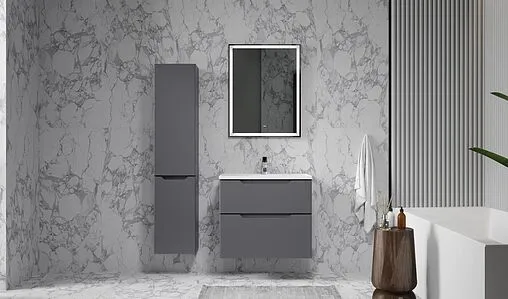 Тумба под умывальник подвесная Raval Wector 70 антрацит Wct.01.70/P/A/MD