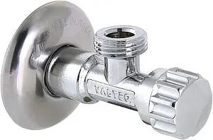 Вентиль регулирующий угловой ½"н x ⅜"н хром Valtec VT.281.GBC.0403 Вентиль регулирующий угловой ½"н x ⅜"н хром Valtec VT.281.GBC.0403, 1