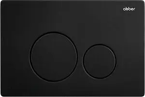 Комплект 5 в 1 Abber Bequem AC1100MB-AC0105-AC0121MB с кнопкой черный матовый Комплект 5 в 1 Abber Bequem AC1100MB-AC0105-AC0121MB с кнопкой черный матовый, 5