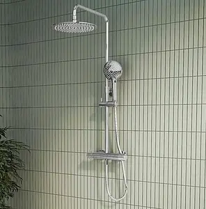 Душевая система с термостатом для душа VitrA Aquaheat хром A47205 Душевая система с термостатом для душа VitrA Aquaheat хром A47205, 3