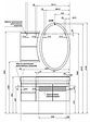 Тумба-умывальник подвесная Aquanet Опера 115 R белый 00169654+00169399