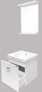 Тумба-умывальник подвесная Comforty Магнолия 50 белый 00003118078CF, 4